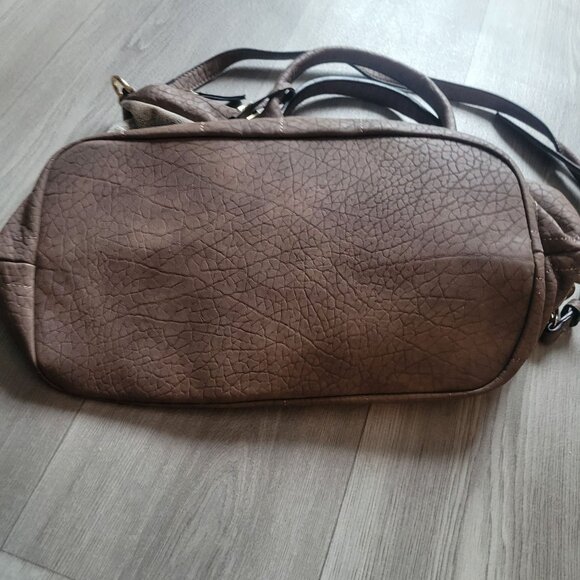 Christian Lacroix Brown Leather & Suede Shoulder Bag - Picture 7 of 13